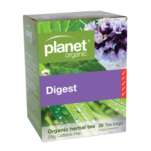 Planet Organic Digest Herbal Tea x 25 Tea Bags