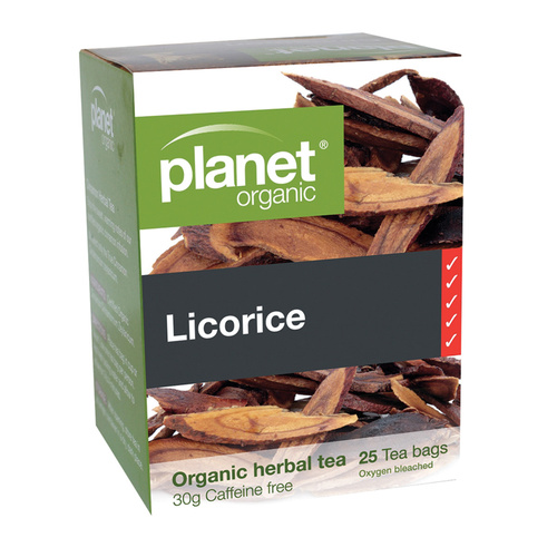 Planet Organic Licorice Herbal Tea x 25 Tea Bags