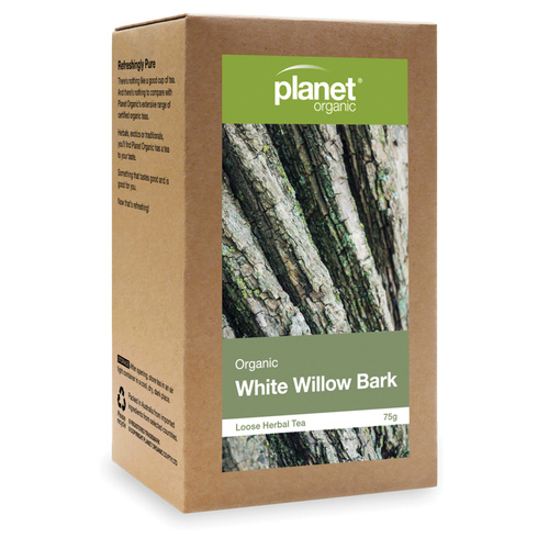 Planet Organic White Willow Bark Loose Leaf Tea 75g