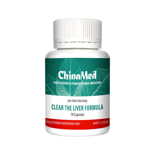 ChinaMed Clear the Liver Formula 78 Capsules