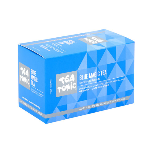 Tea Tonic Organic Blue Magic Tea [20 Tea Bags]