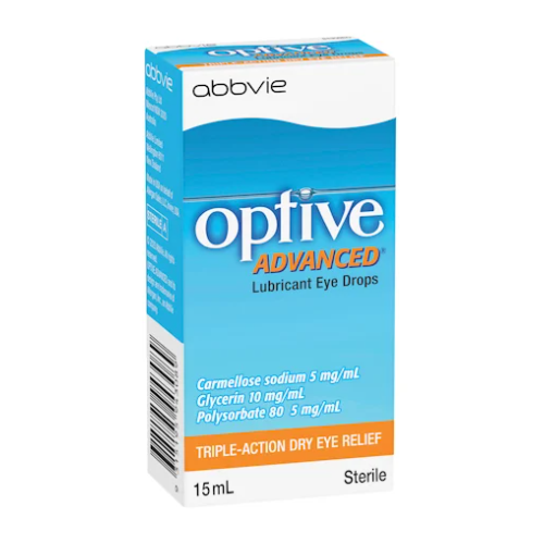 Optive Advanced Lubricant Eye Drops 15mL