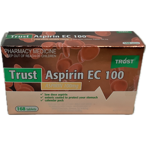 Trust Aspirin EC 100mg 168 Tablets (S2)