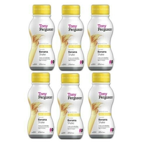 Tony Ferguson Shake Ready To Drink Banana 275ml 6 Pack