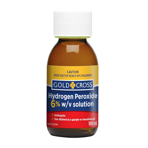 Gold Cross Hydrogen Peroxide 6% 20 Volume 100mL [Australia Only] (S5)