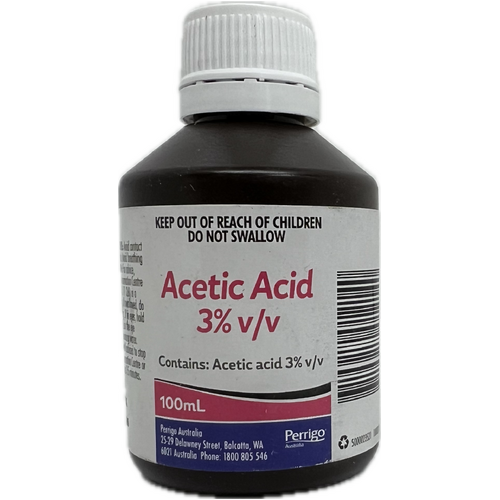 Acetic Acid Solution 3% 100ml