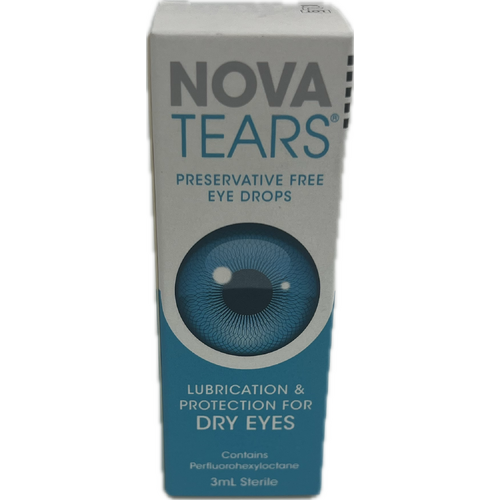 NovaTears Lubricating Eye Drops 3mL | For Dry and Irritated Eyes