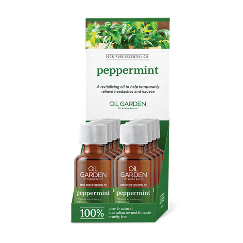 Oil Garden Essential Oil Peppermint 25ml [Bulk Buy 8 Units]