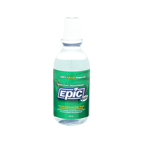 Epic Xylitol Alcohol-Free Mouthwash Spearmint 475ml