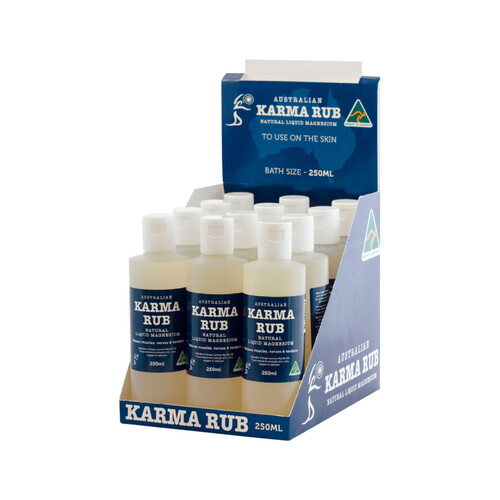 Karma Rub Liquid Magnesium 250ml [Bulk Buy 12 Units]