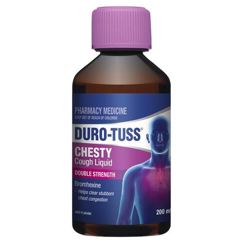 Duro-Tuss Chesty Cough Liquid Double Strength 200mL