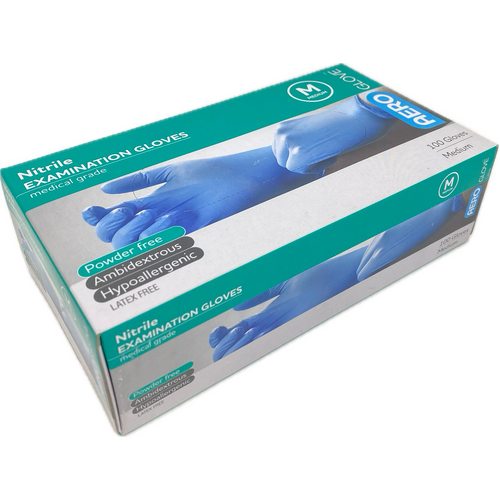 AeroGlove Nitrile Powder Free Gloves Medium