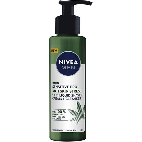 Nivea Men Sensitive Pro Liquid Shaving Cream & Cleanser 200ml