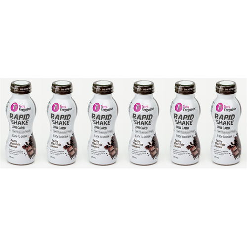 Tony Ferguson Rapid Ready To Drink Double Chocolate 275ml [Bulk Buy 6 Units]