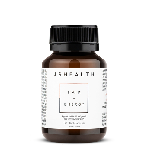 JSHealth Vitamins Hair + Energy 30 Tablets