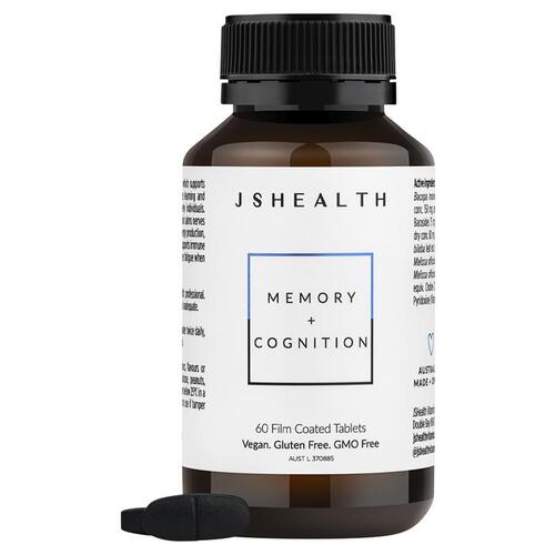 JSHEALTH Memory + Cognition Formula 60 Tablets