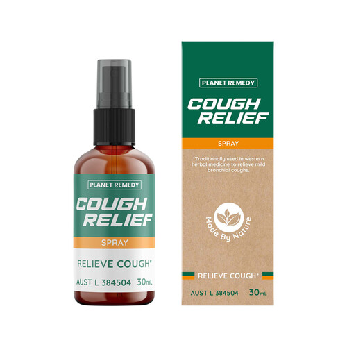 Planet Remedy Cough Relief Spray 30mL