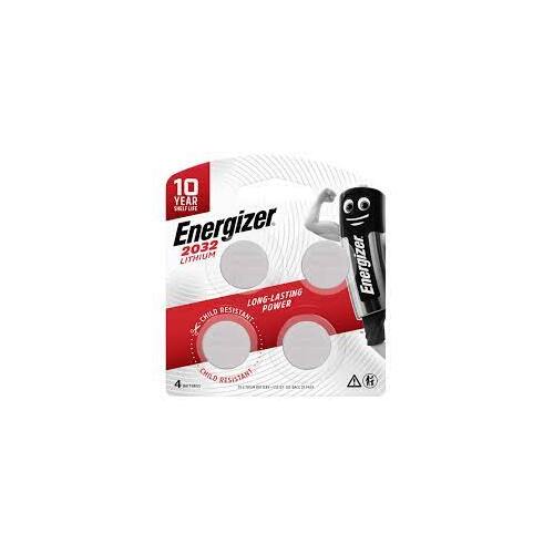 Energizer Lithium 2032 Coin Battery 4 Pack