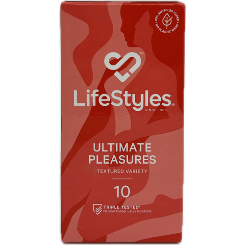 Lifestyles Condom Ultimate Pleasures 10 Pack