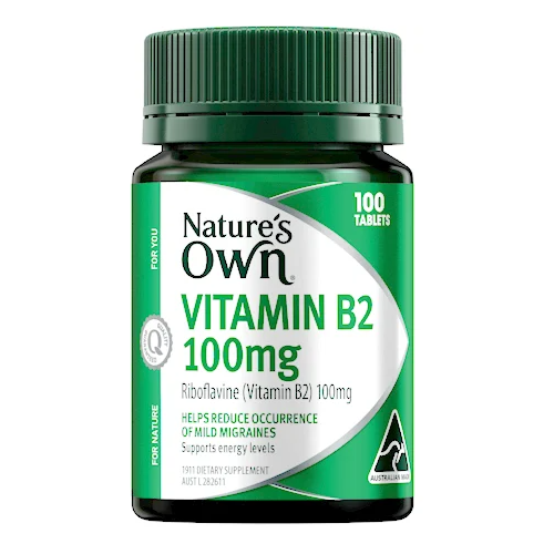 Nature's Own Vitamin B2 100mg 100 Tablets