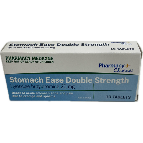 Pharmacy Choice Stomach Ease Double Strength 20mg 10 Tablets