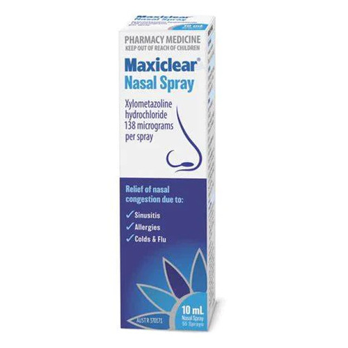 Maxiclear Xylometazoline Nasal Spray 10ml