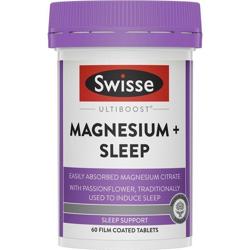 Swisse Ultiboost Magnesium + Sleep 60 Tabs