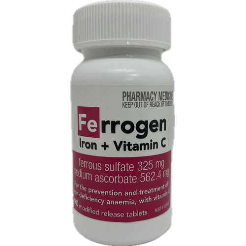 Ferrogen Iron + Vitamin C Modified Release 90 Tablets