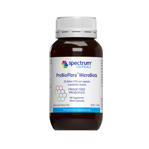 Spectrumceuticals ProBioFlora MicroBiota (Fridge Free Probiotics) 60 Vegetable Capsules 