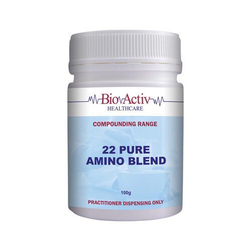 BioActiv Healthcare Compounding Range 22 Pure Amino Blend 100g