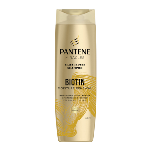 Pantene 3 Minute Miracle Moisture Renewal Shampoo 375ml