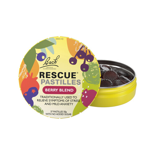 Bach Flower Remedies Rescue Pastilles Berry Blend 50g