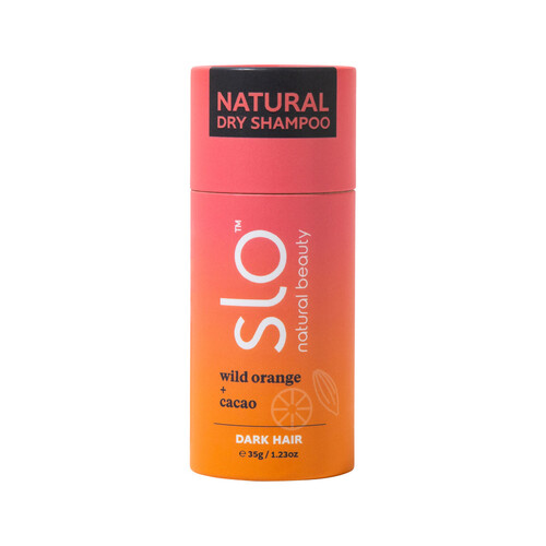 Slo Natural Beauty Natural Dry Shampoo Dark Hair Wild Orange + Cacao 35g