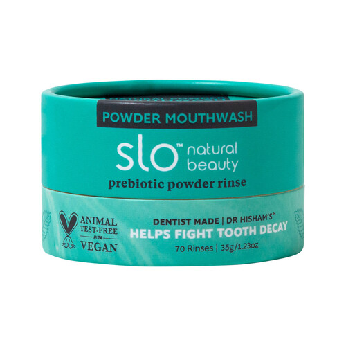 Slo Natural Beauty Powder Mouthwash (Prebiotic Powder Rinse) 35g