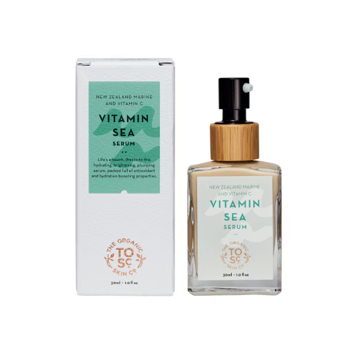 The Organic Skin Co Organic Vitamin Sea Serum New Zealand Marine and Vitamin C 30ml