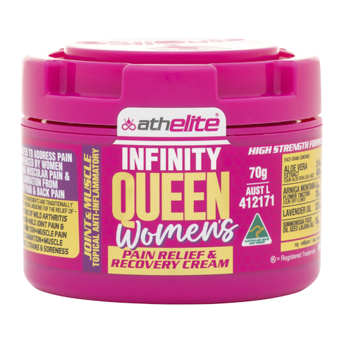 Athelite Infinity Queen Women's Pain Relief & Recovery Cream 70g