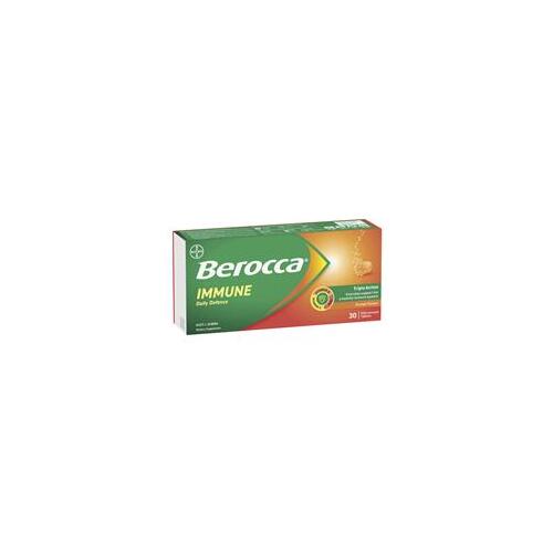 Berocca Immune Daily Defence Orange 30 Disolvable Tablets 