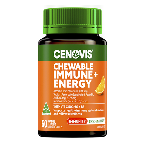 Cenovis Immune + Energy 60 Chewable Tablets