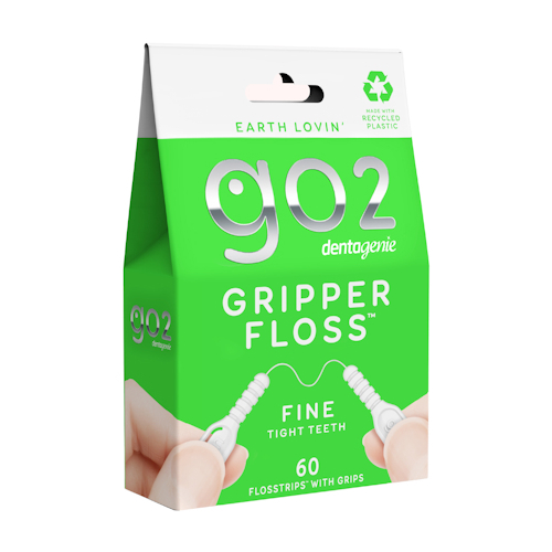 GO2 Gripper Fine Flosstrips 60Pkx6