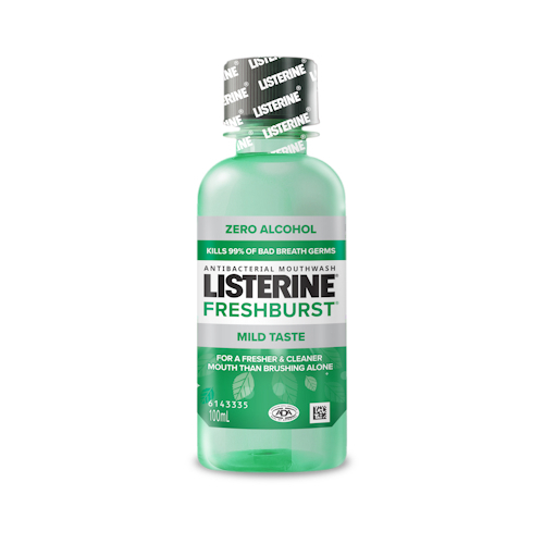 Listerine Freshburst Zero Mouthwash 100ml