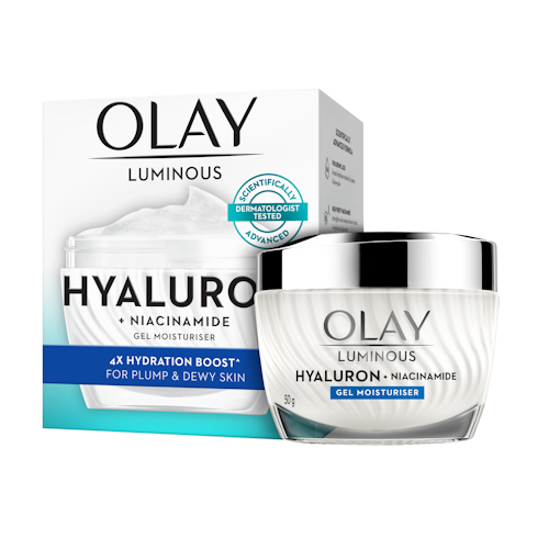 Olay Luminous Hyaluron + Niacinamide Gel Moisturiser 50 g