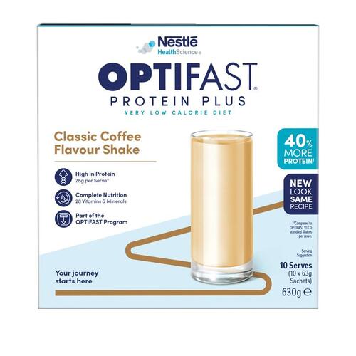 Optifast VLCD Protein Plus Shake Coffee 10 Pack 630g