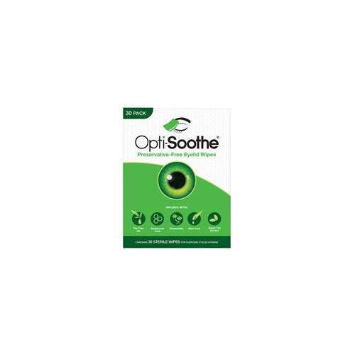 Opti-Soothe Preservative Free Eyelid Wipes 30 Wipes