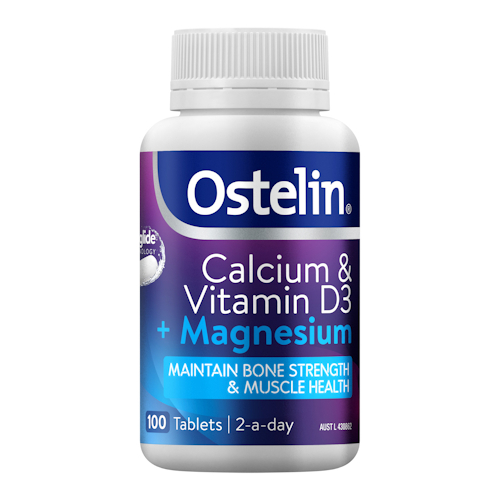 Ostelin Calcium & Vitamin D3 + Magnesium 100 Tablets 