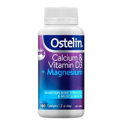 Ostelin Calcium & Vitamin D3 + Magnesium 180 Tablets