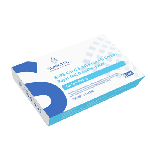 Sonictec Influenza A/B & Covid-19 Rapid Antigen Test Combo (Swab) x1