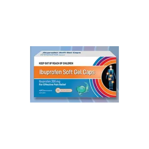 Ibuprofen AFT 200mg 20 Soft Gel Capsules