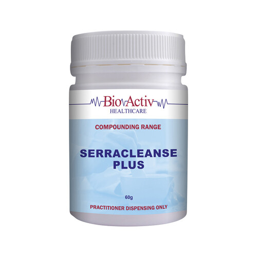 BioActiv Healthcare Compounding Range Serracleanse Plus 60g