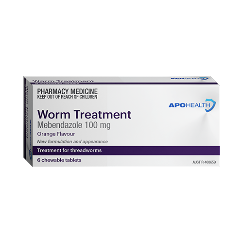 APH Worm Treatment 100mg 6 Chewable Tablets