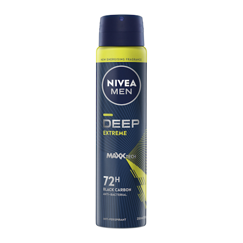 Nivea Men Deodorant Deep Extreme 72hr 250ml